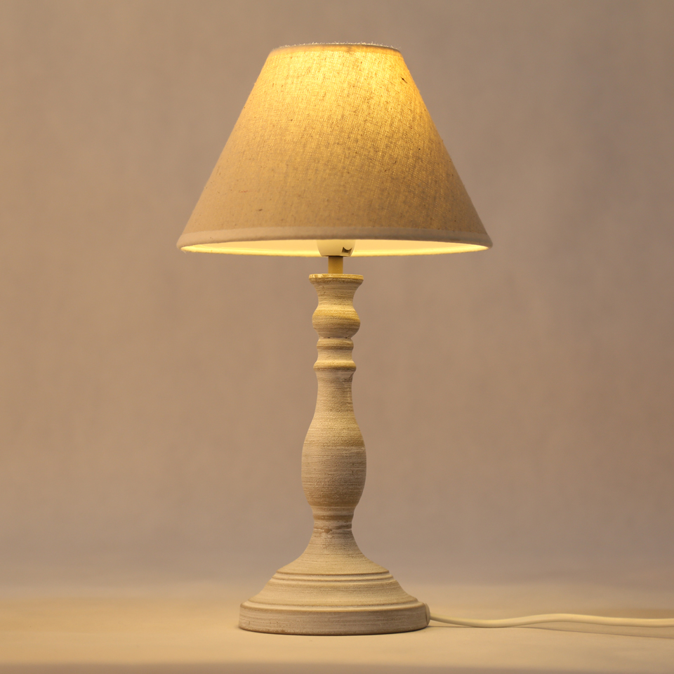 Ƽ LED ̺  ȸ     ⺻ E14 ħ Ž Ȩ /Vintage LED Table Lamp Gray Beige Lampshade Iron Base E14 Bedroom Living Room Home Decor